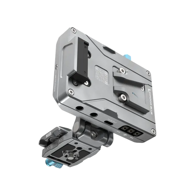 kondor-blue-arc-battery-mount-v-mount-gold-mount-akkuhalterung image 1