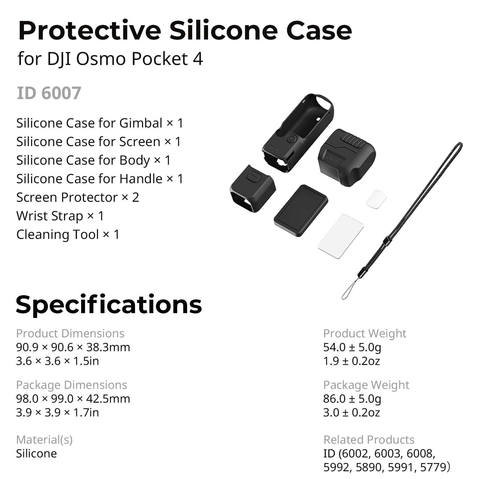 smallrig-6007-silikon-schutzh-lle-set-f-r-dji-osmo-pocket-4 image 7