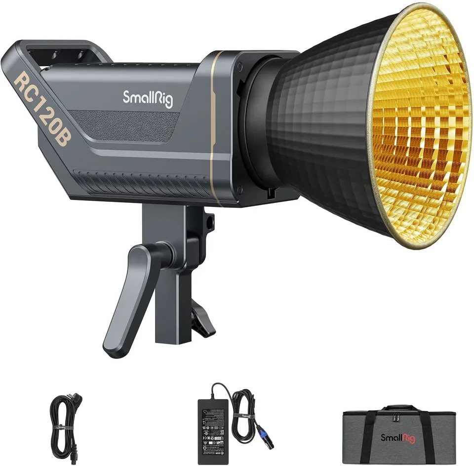 smallrig-rc-120b-3615-cob-video-light-bi-color-2700k-6500k-120w-mit-bowens-mount image 1