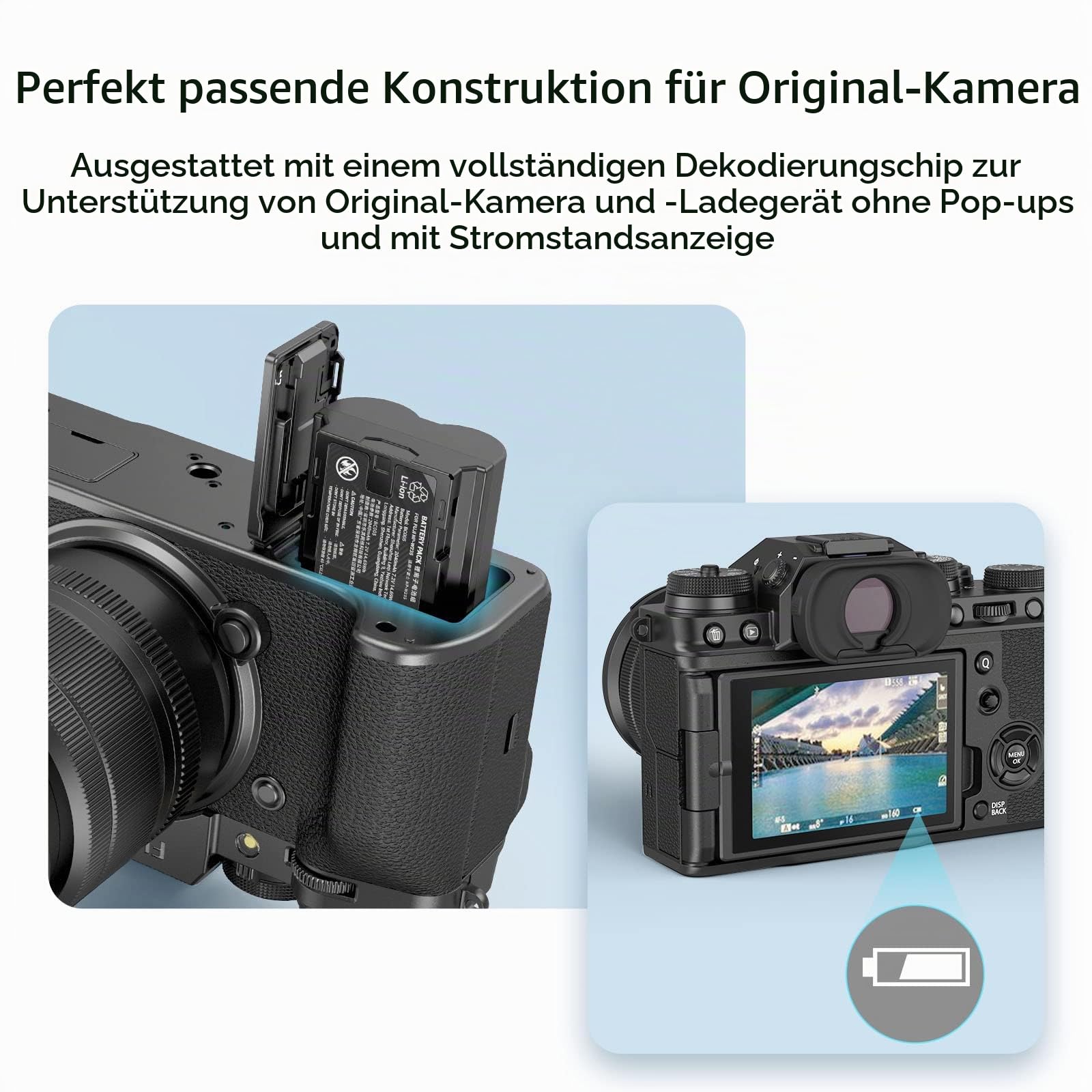 smallrig-3822-np-w235-akku-set-2x-2040mah-mit-lcd-dual-ladeger-t-f-r-fujifilm image 4