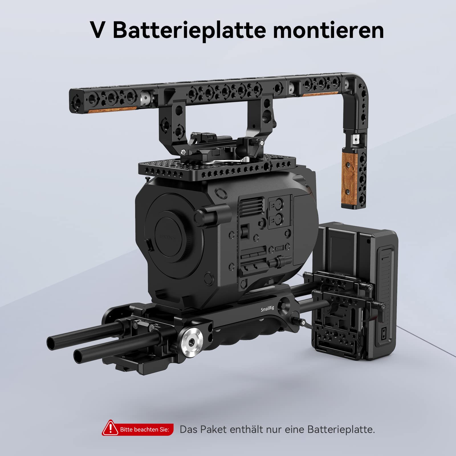 smallrig-3016-v-mount-batterieplatte-mit-dual-15mm-rod-clamp image 5