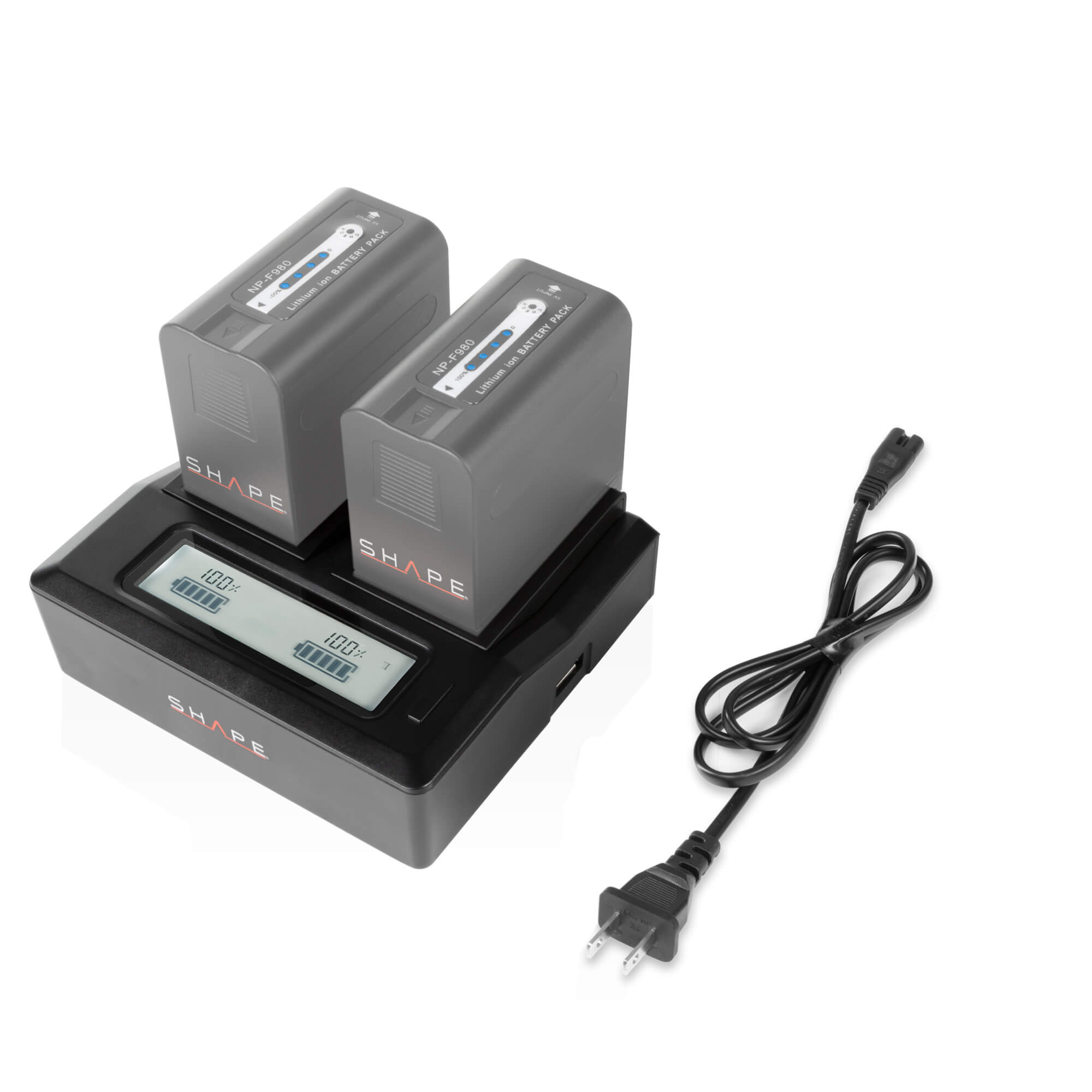 shape-np-f-dual-lcd-ladeger-t-f-r-sony-akkus-mit-usb-ausgang image 2