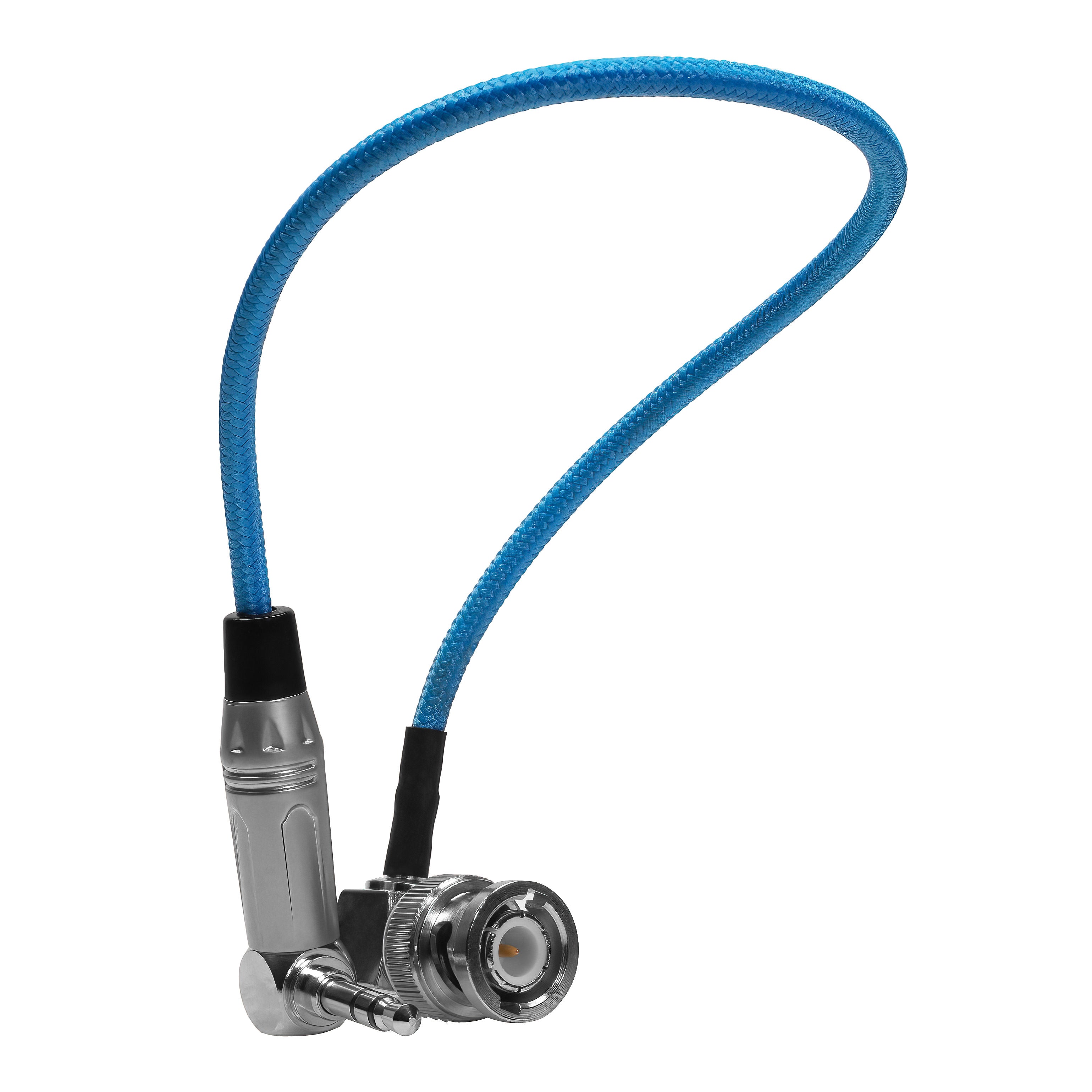 kondor-blue-10-bnc-auf-3-5mm-timecode-kabel-gewinkelt-audiokabel image 3
