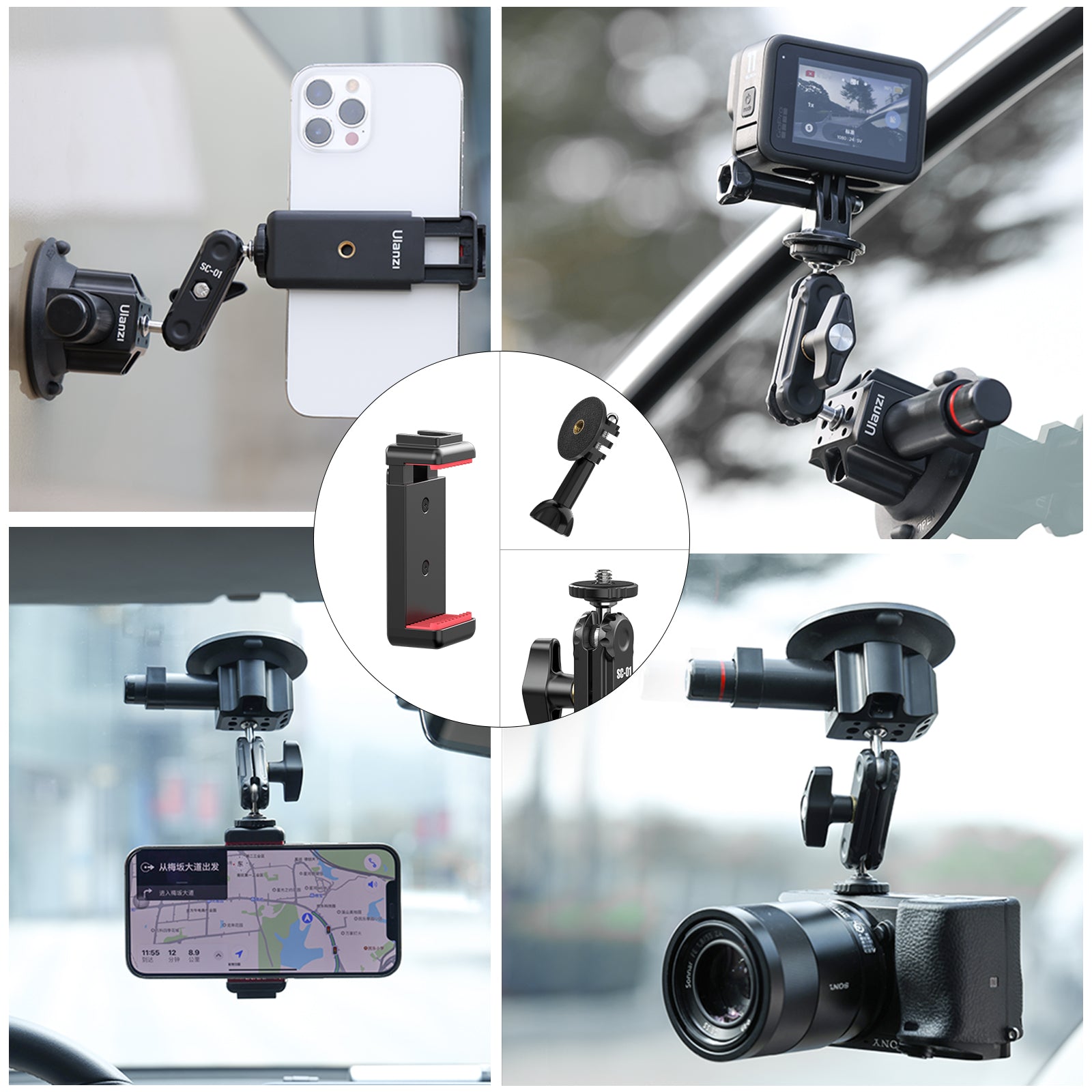 ulanzi-sc-01-strong-suction-cup-mount-3-zoll-saugnapf-halterung image 8
