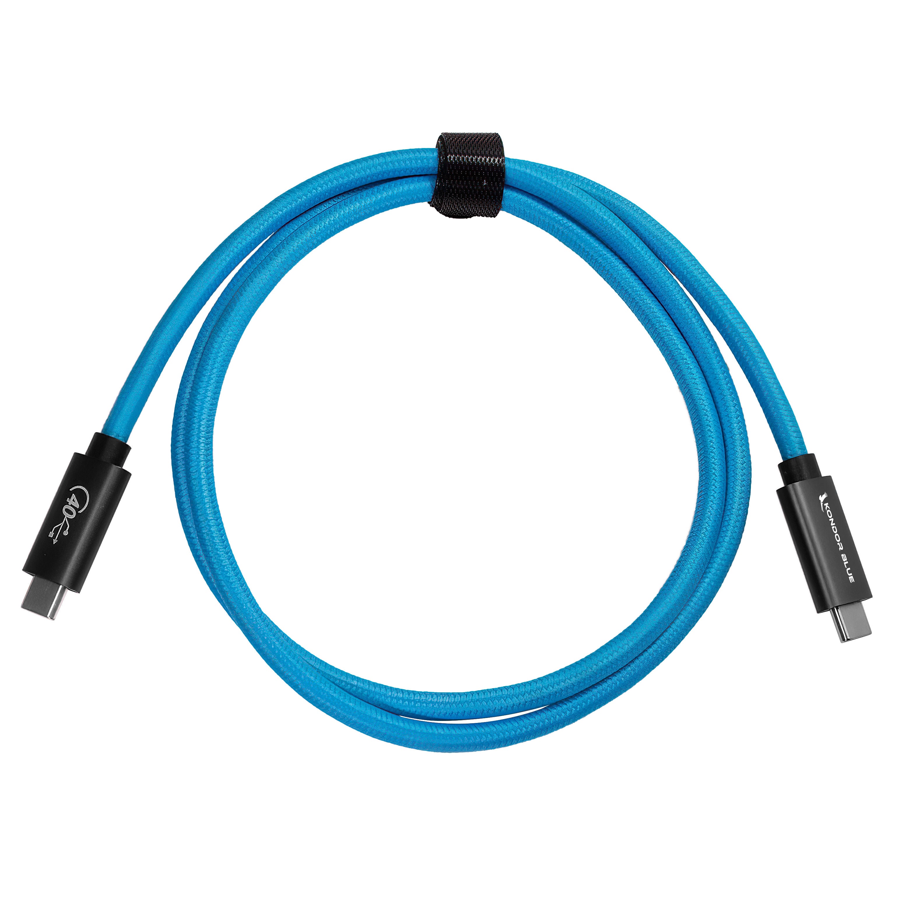 kondor-blue-thunderbolt-4-usb4-typ-c-kabel-40g-100w-datenkabel image 5