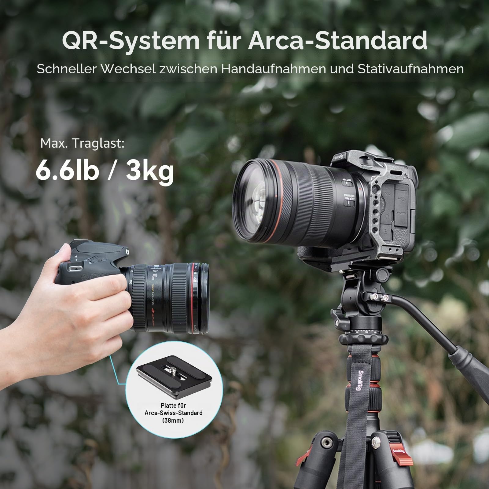 smallrig-3259b-ch10-fluidkopf-pan-tilt-stativkopf-3kg-mit-arca-swiss-platte image 8