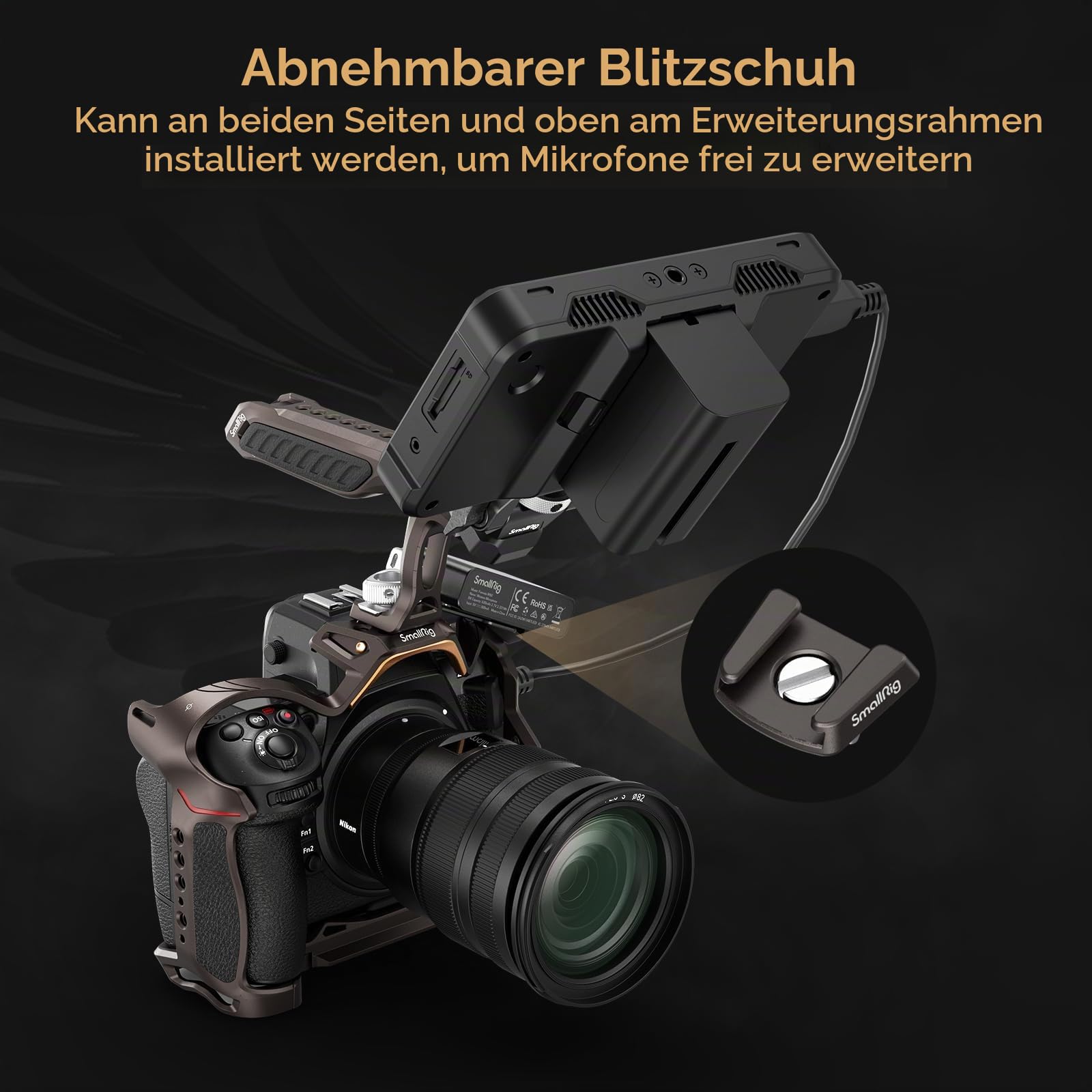 smallrig-4316-night-eagle-z8-cage-vollk-fig-f-r-nikon-z-8-arca-swiss-alu image 8