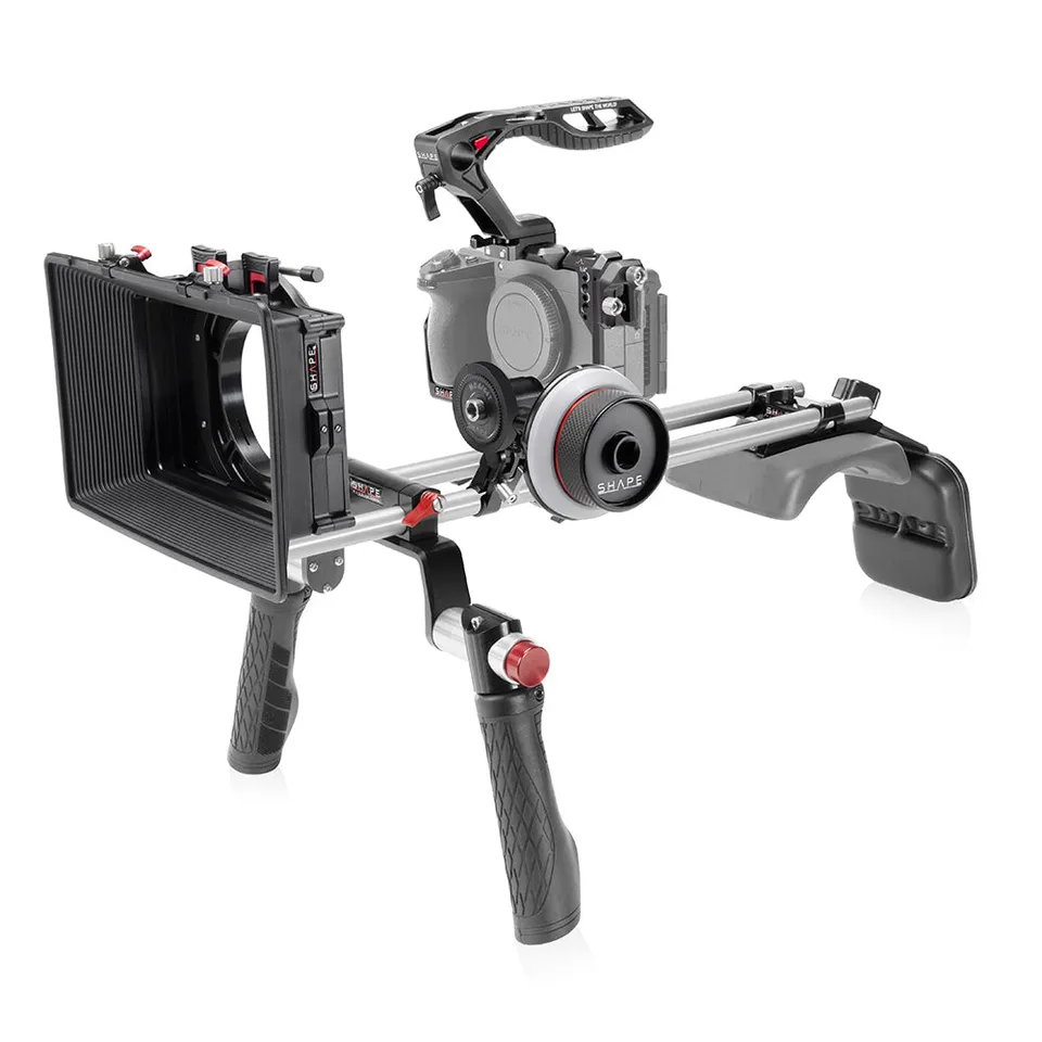 shape-schulter-rig-mit-matte-box-und-follow-focus-f-r-sony-fx5-cage-set image 1
