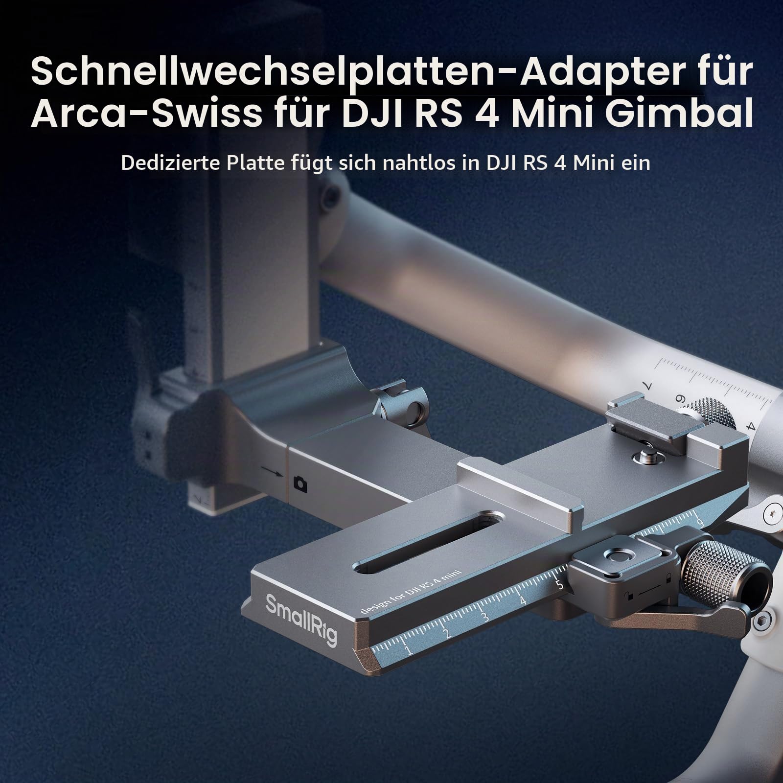 smallrig-5336-4-6-qr-plattenadapter-f-r-arca-f-r-dji-rs-4-mini-gimbal image 7