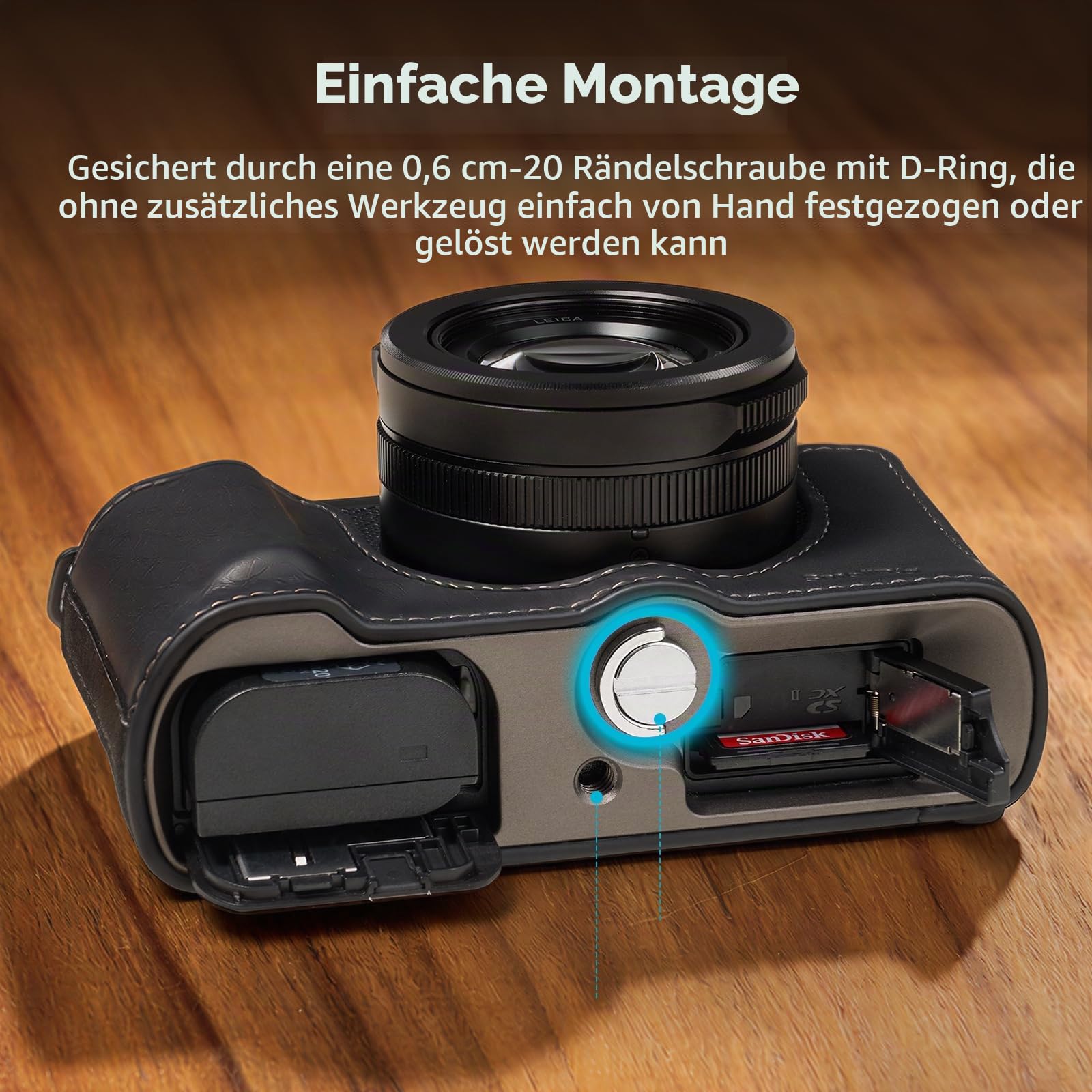 smallrig-6274-leder-halbtasche-f-r-panasonic-lumix-l10-mit-schultergurt-schwarz image 7