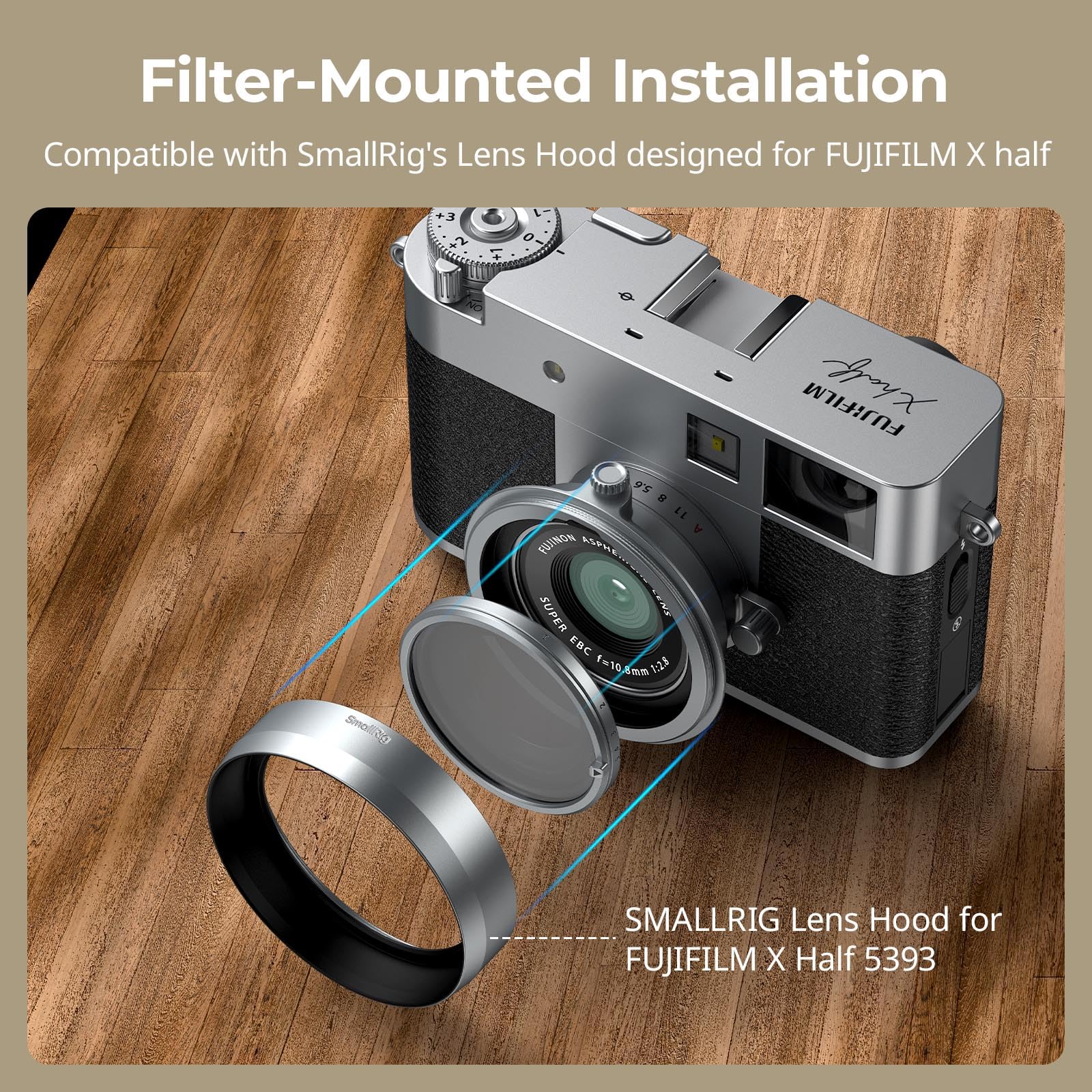smallrig-5391-magnetischer-vnd-filter-nd2-nd32-silber-f-r-fujifilm-x-half image 7