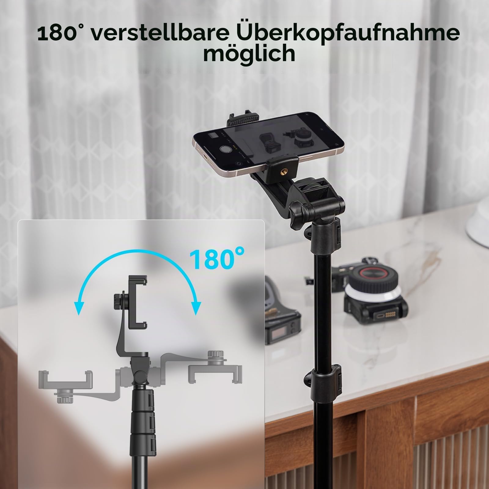 smallrig-encore-pt-30-4363-phone-tripod-170cm-stativ-mit-fernbedienung image 7