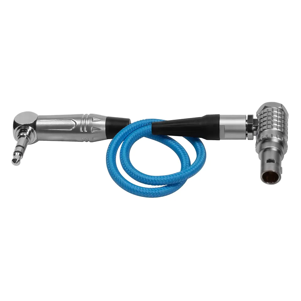 kondor-blue-timecode-kabel-10-lemo-5-pin-auf-3-5mm-right-angle-f-r-arri-alexa image 1