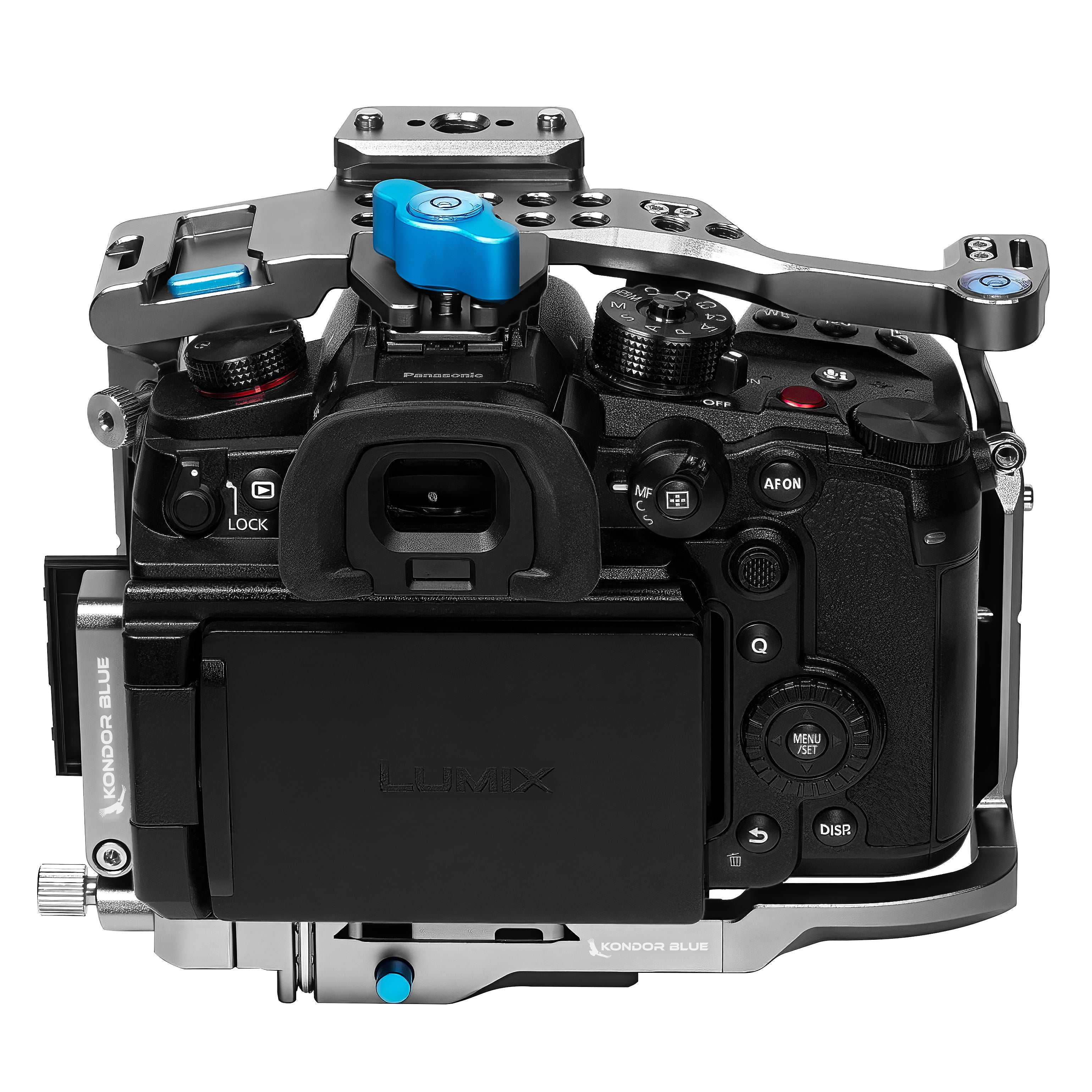 kondor-blue-cage-f-r-panasonic-lumix-gh7-gh6-mit-nato-rail image 4