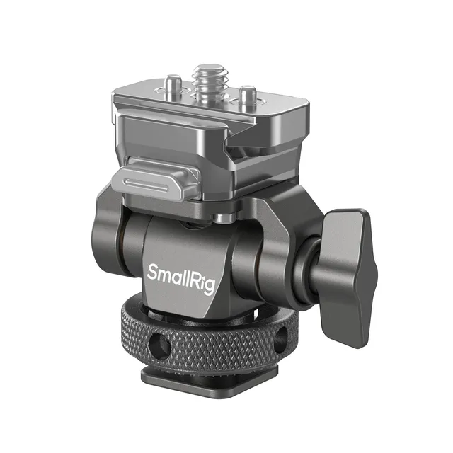 smallrig-hawklock-h21-monitorhalterung-4888-mit-blitzschuh-neigbar-schwenkbar image 1
