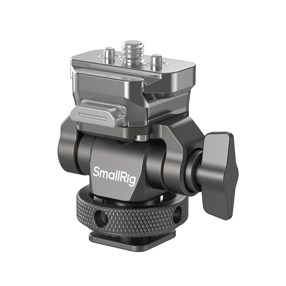 smallrig-hawklock-h21-monitorhalterung-4888-mit-blitzschuh-neigbar-schwenkbar image 1