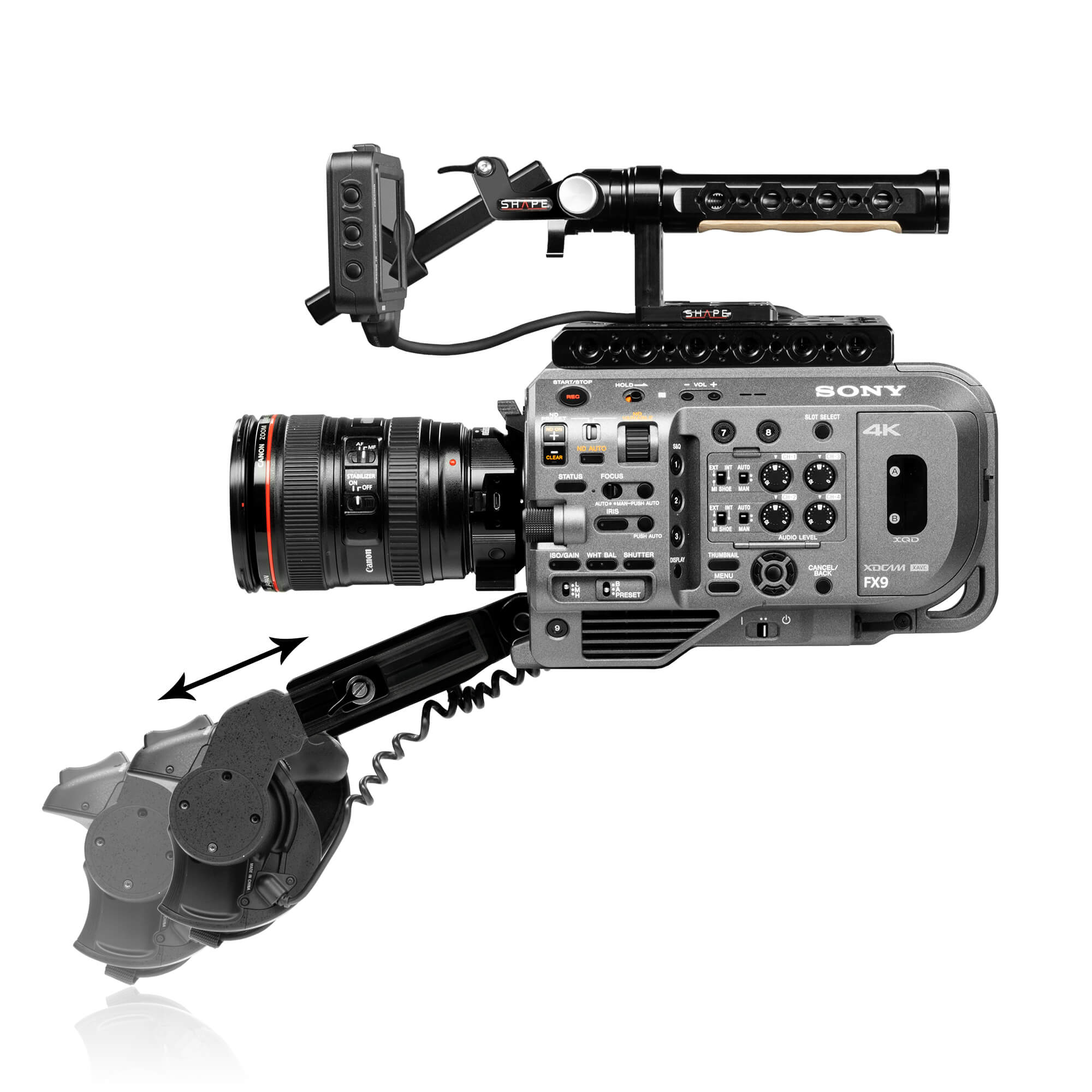 shape-remote-extension-handle-verl-ngerungsarm-f-r-sony-fx9 image 6