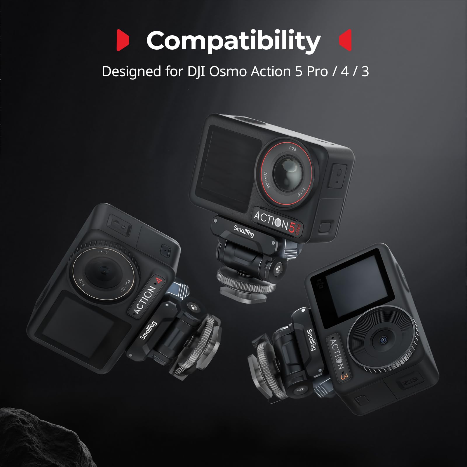 smallrig-blitzschuh-adapterhalterung-f-r-dji-osmo-360-action-5-pro-4-3 image 2