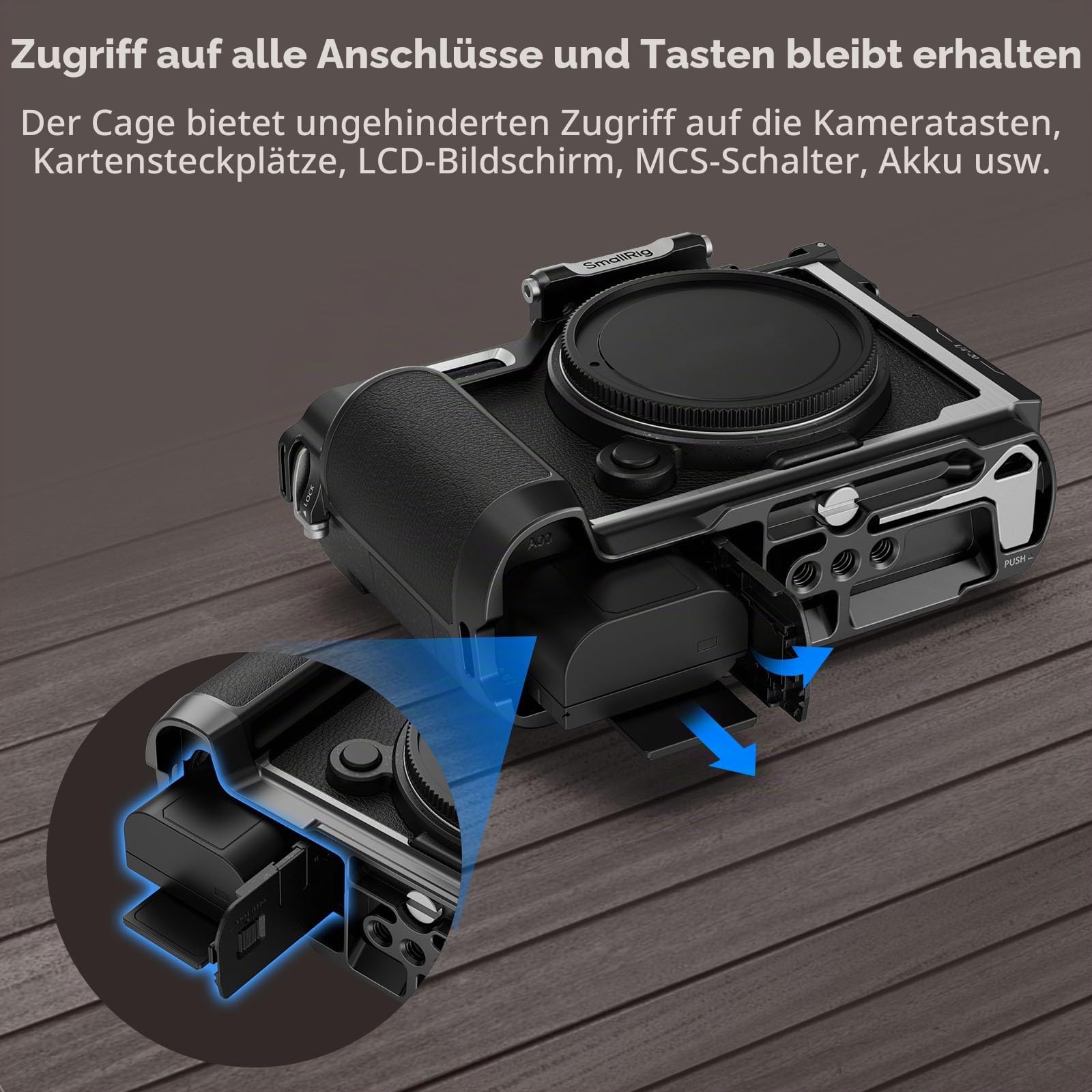 smallrig-cage-4515-f-r-panasonic-lumix-s9-mit-holzgriff-und-arca-swiss-platte image 5