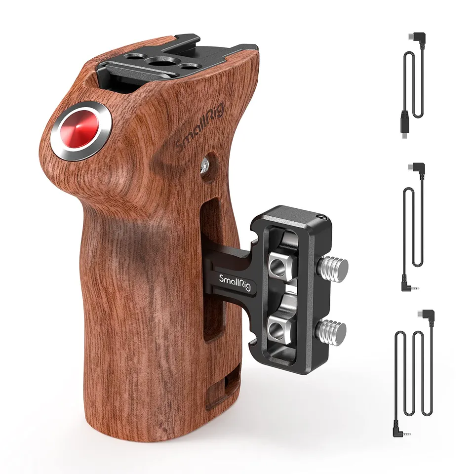smallrig-3323-holz-seitengriff-mit-record-start-stopp-f-r-sony-panasonic-fujifil image 1