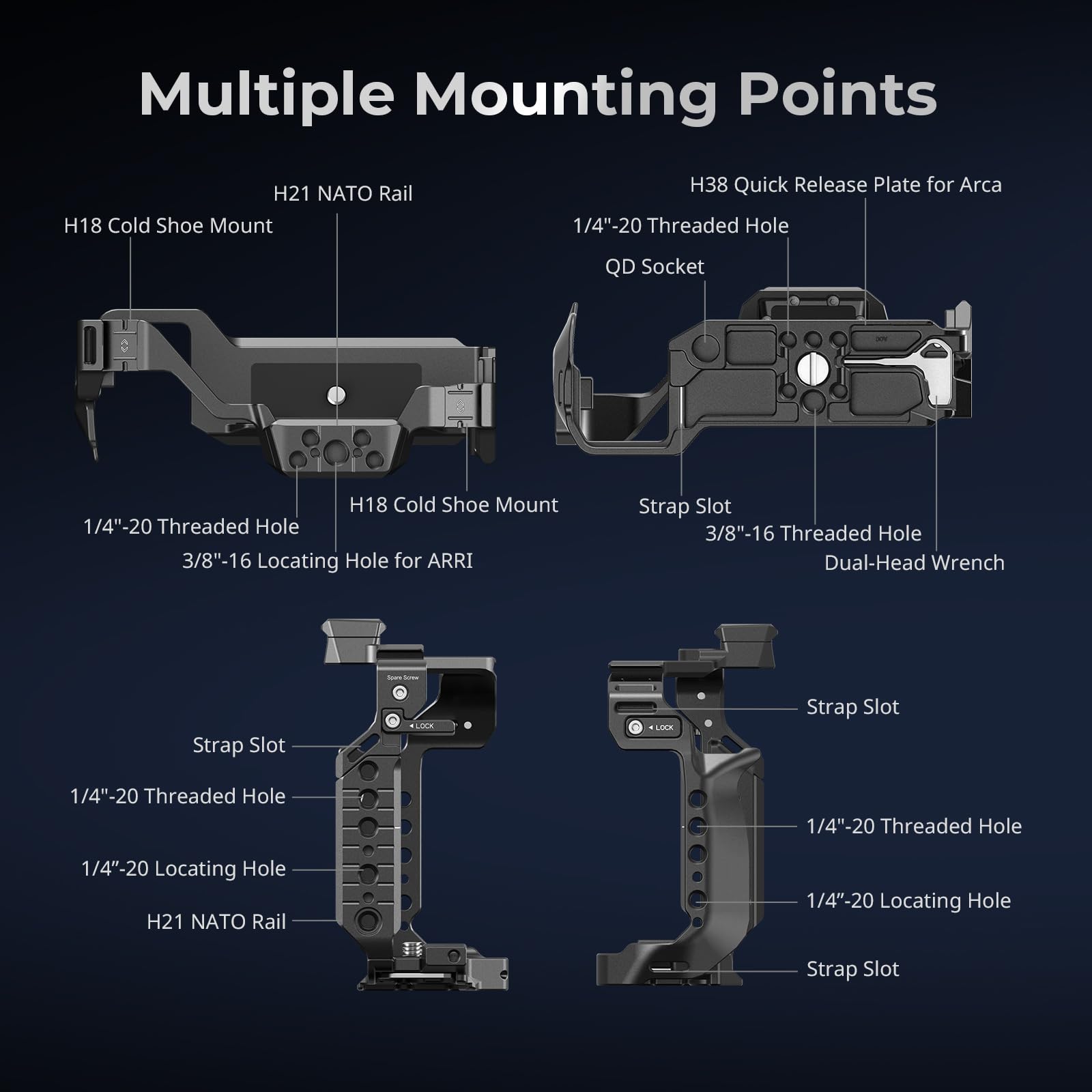 smallrig-s1r-ii-cage-4902-f-r-panasonic-lumix-s1-ii-s1-iie-s1r-ii-s5-ii-s5-iix-g image 4