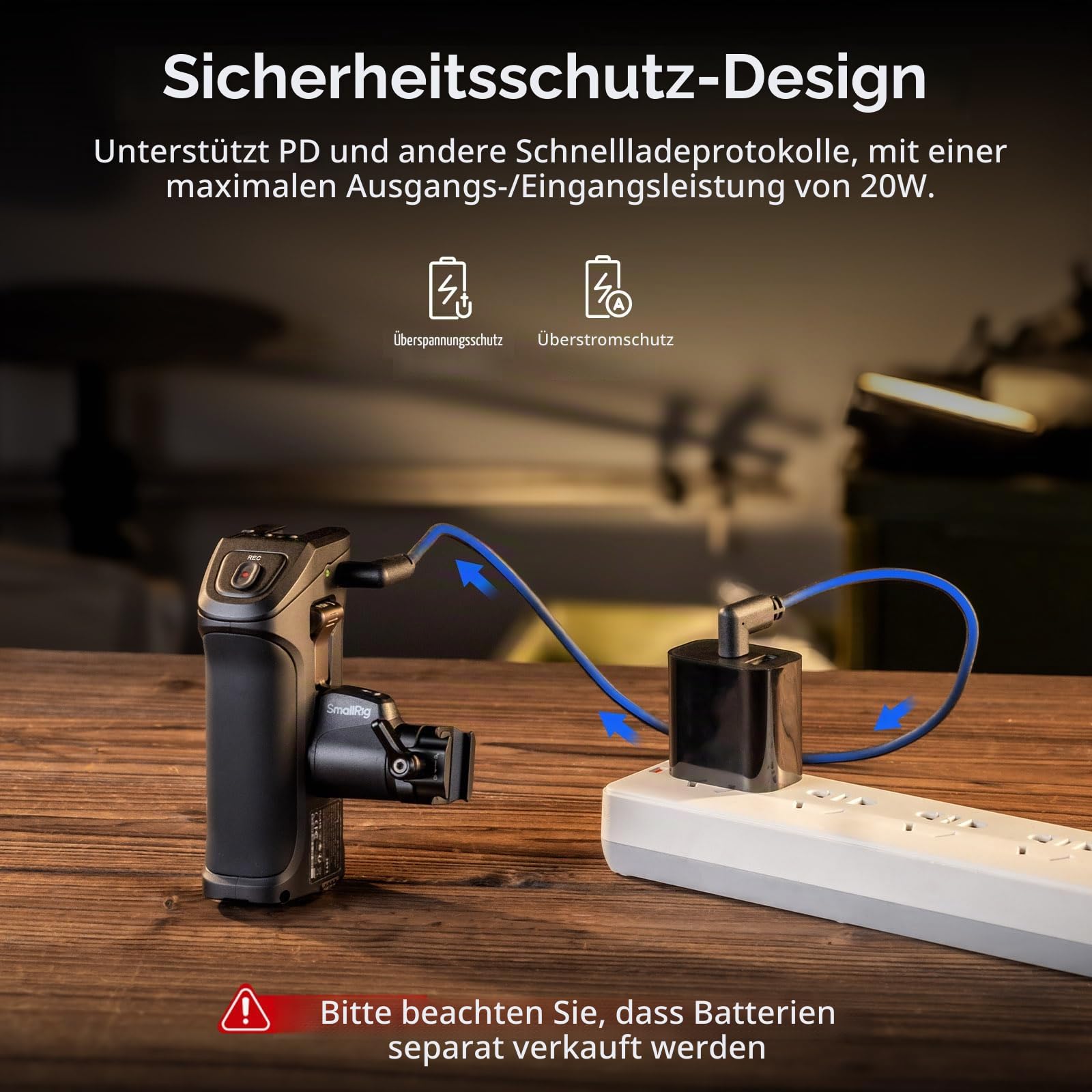 smallrig-3893-drehbarer-seitengriff-mit-trigger-rec-f-r-sony-alpha-fx-np-f550-57 image 7