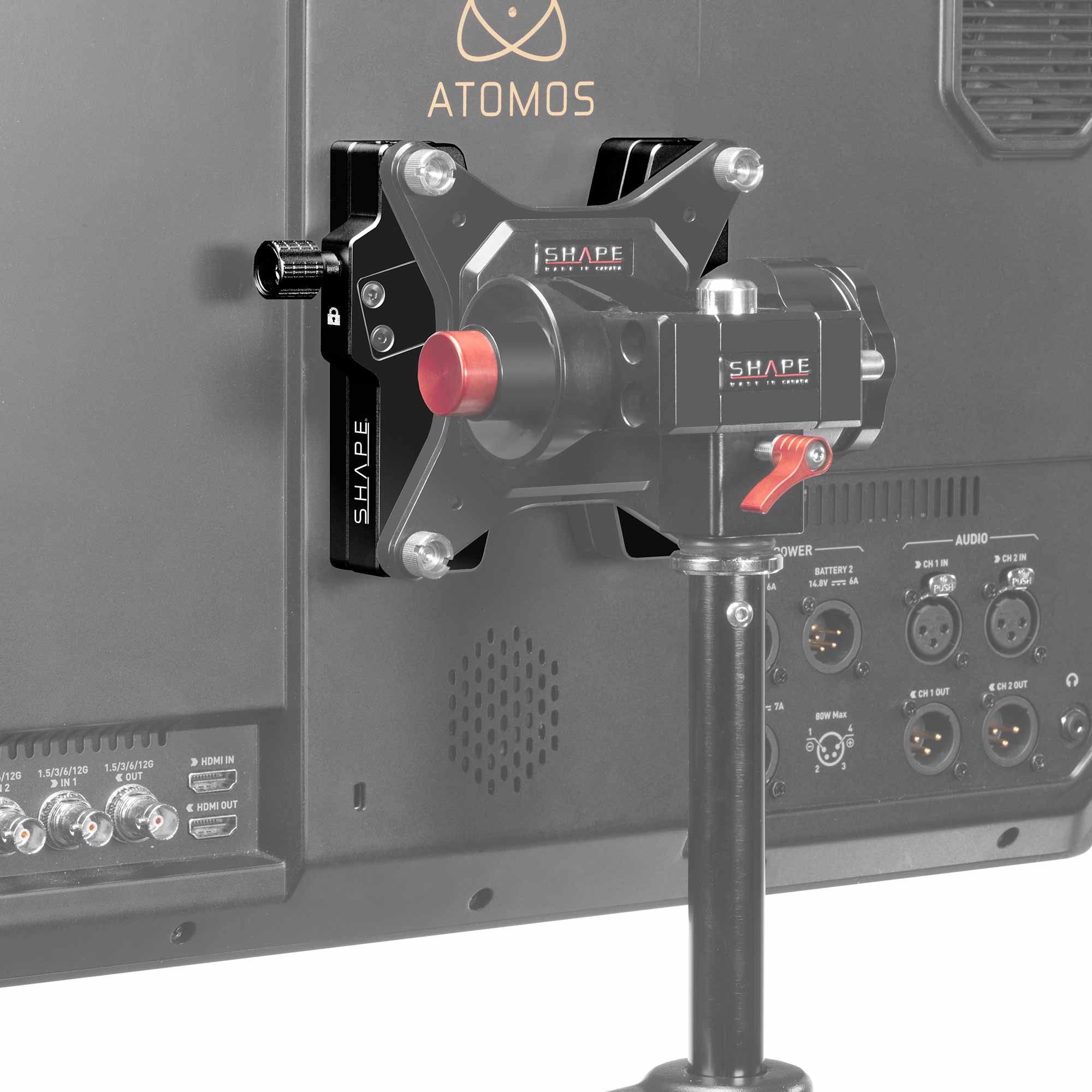 shape-quick-release-monitor-mount-vesa-schnellwechsel-halterung image 3