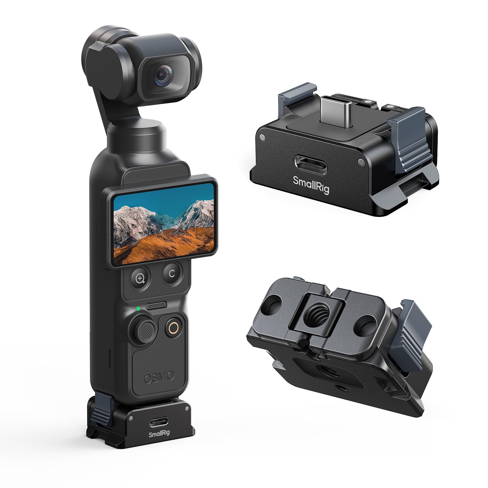 smallrig-5376-ladeadapter-f-r-dji-osmo-pocket-4p-4-3-typ-c-desktop-station image 1