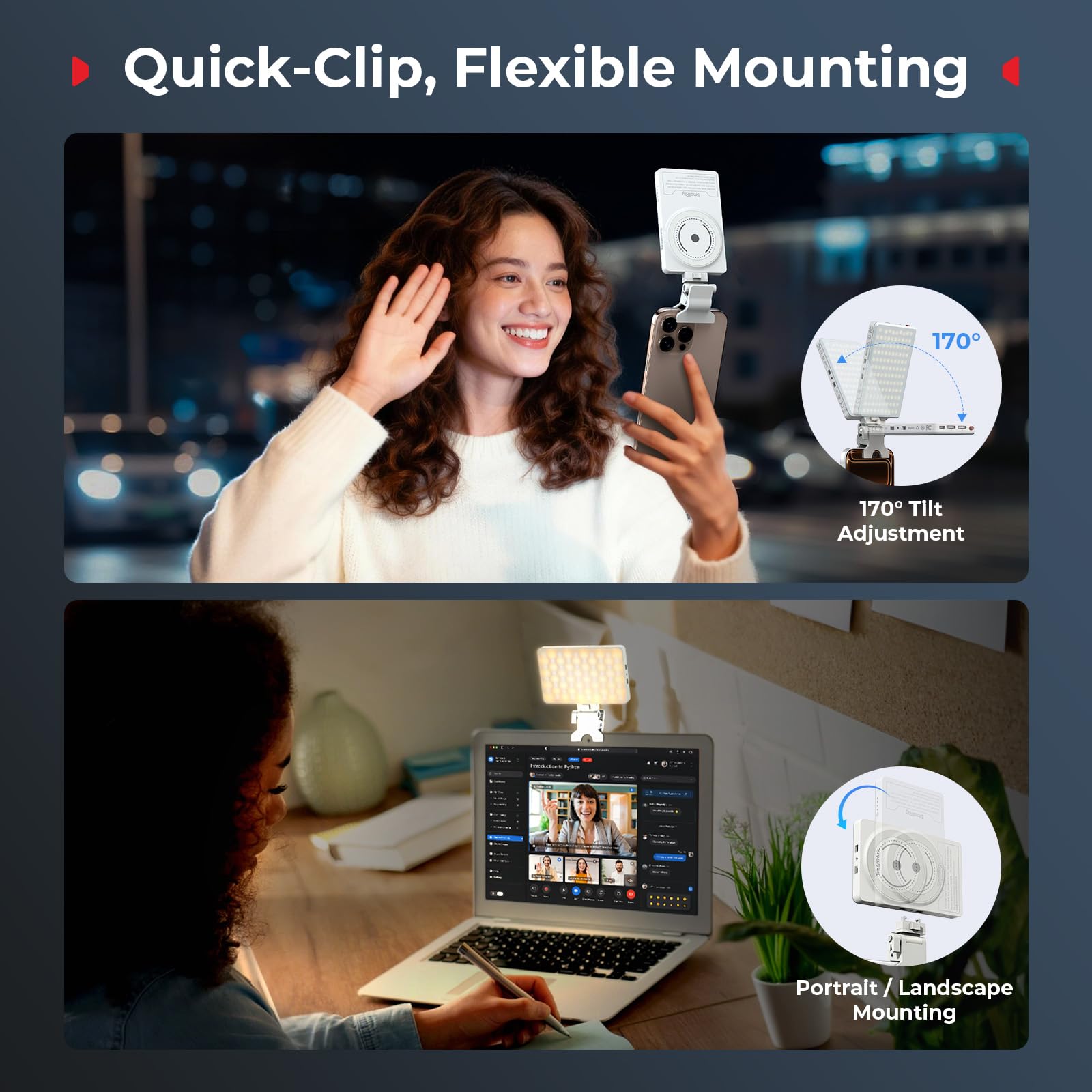 smallrig-5640-m3-magnetisches-selfie-licht-mit-clip-2000mah-2700k-6500k image 4