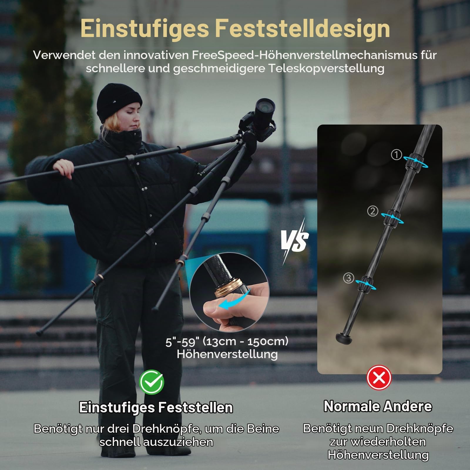 smallrig-freerover-ap-100-4353-kohlefaser-stativ-150-cm-mit-freespeed-verriegelu image 3