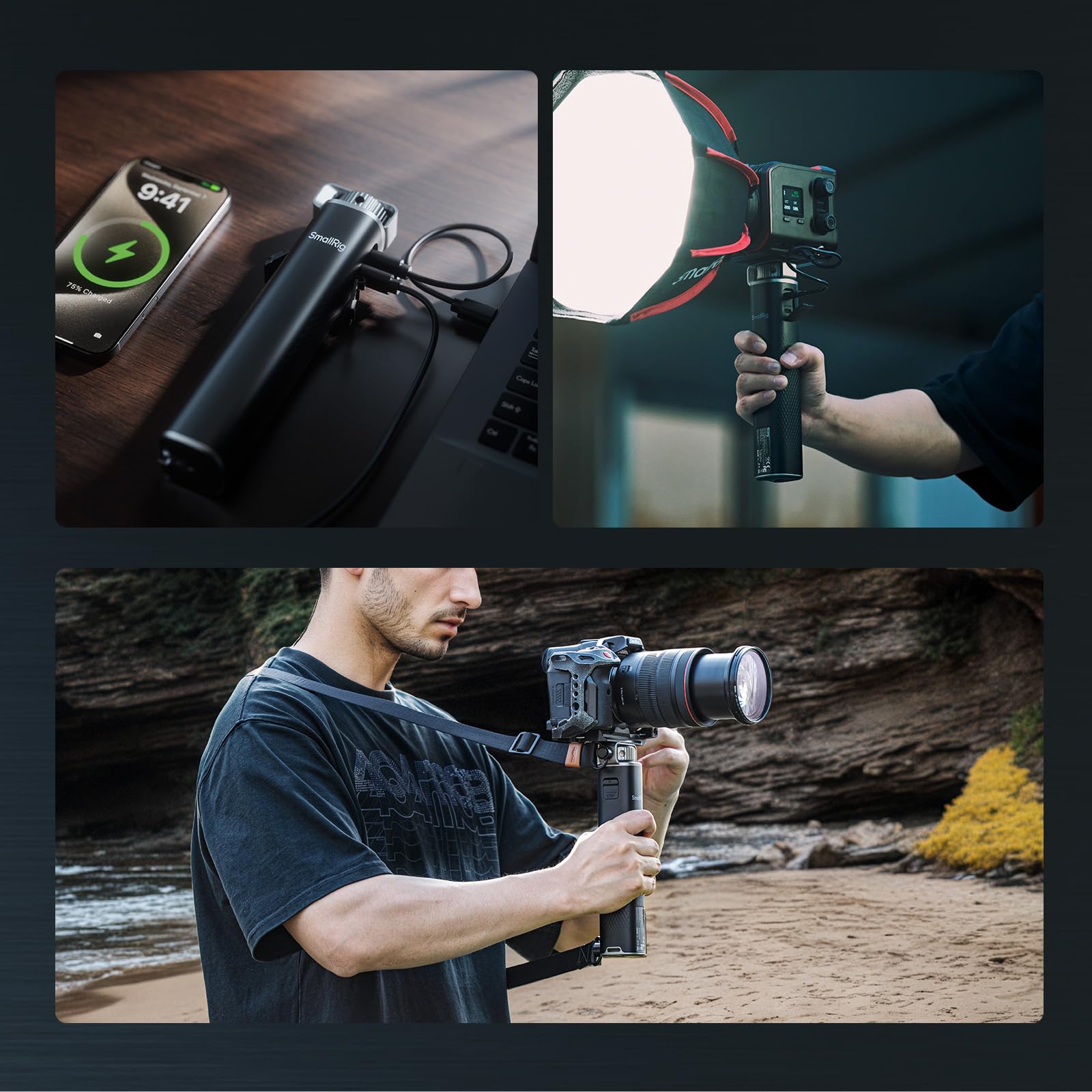 smallrig-4553-power-griff-99wh-6800mah-mit-pd-100w-f-r-sony-fx3-fx30 image 6