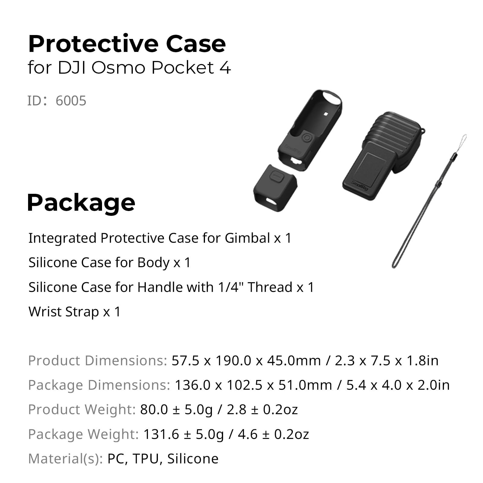 smallrig-6005-schutzh-llen-set-hartschale-silikon-f-r-dji-osmo-pocket-4-mit-hand image 7