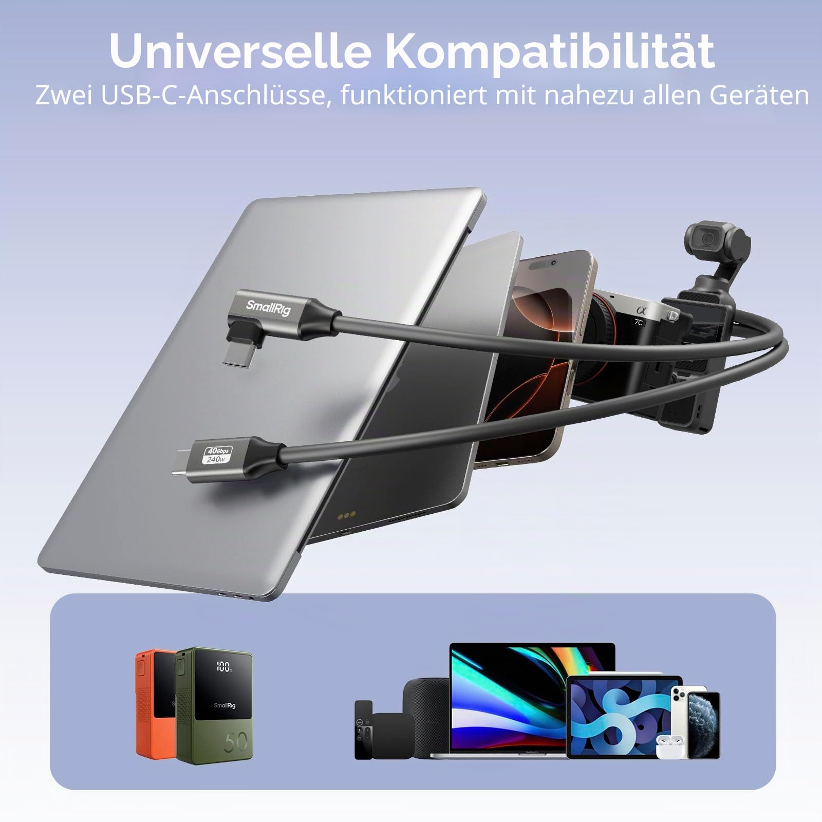 smallrig-usb4-kabel-5075-40-gbit-s-240w-8k-60hz-usb-c-35-cm image 5