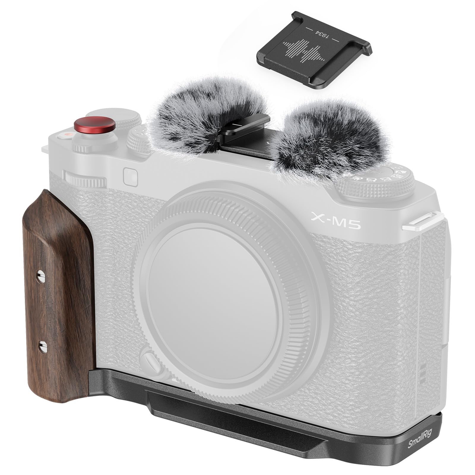 smallrig-5260-holzhandgriff-l-platte-f-r-fujifilm-x-m5-mit-arca-schnellwechselpl image 1