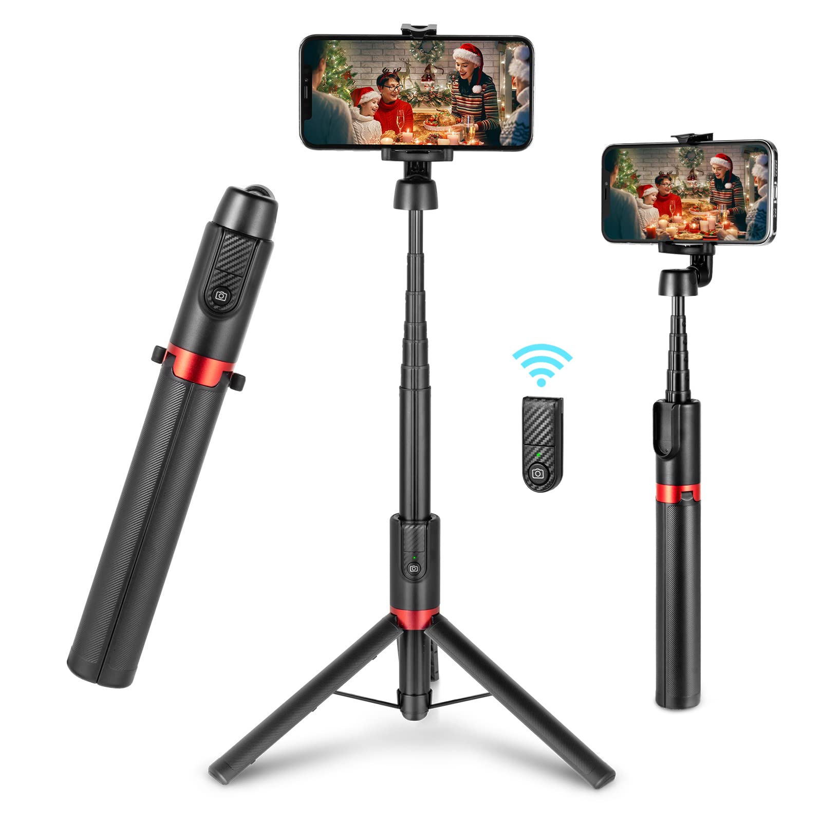 smallrig-st20-3375b-selfie-stick-stativ-130-cm-mit-bluetooth-fernbedienung-f-r-s image 1