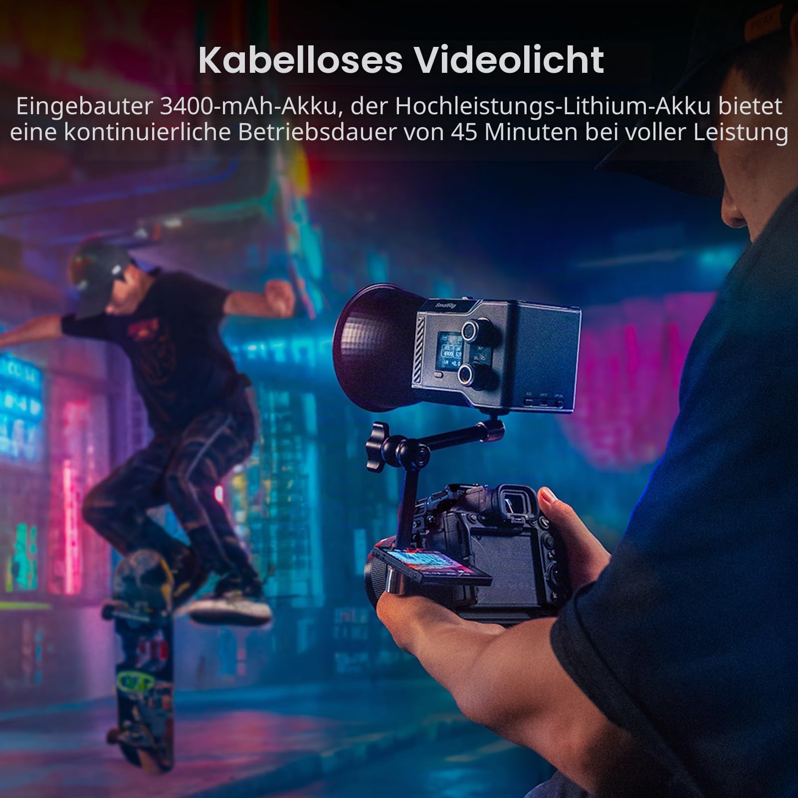 smallrig-rc-60c-4810-rgbcw-led-videoleuchte-2500k-10000k-mit-akku image 2