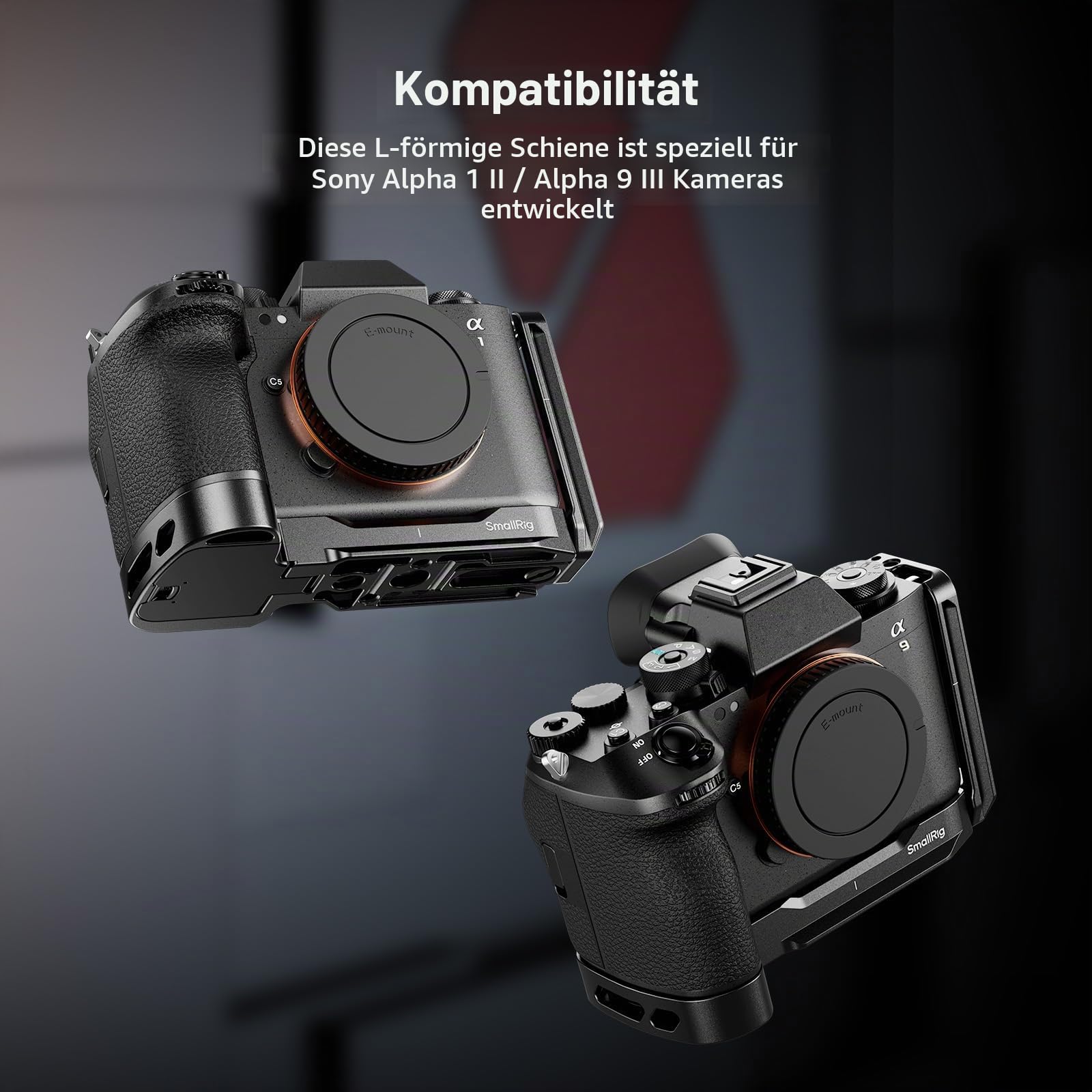 smallrig-l-bracket-5188-f-r-sony-alpha-1-ii-9-iii-mit-arca-platte-und-airtag-slo image 7