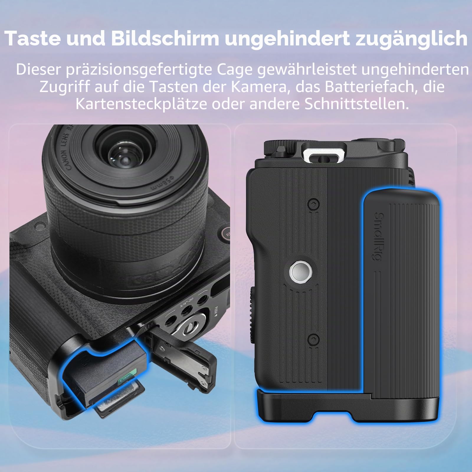 smallrig-5429-l-griff-f-r-canon-r50-v-mit-arca-platte-schwarz image 8