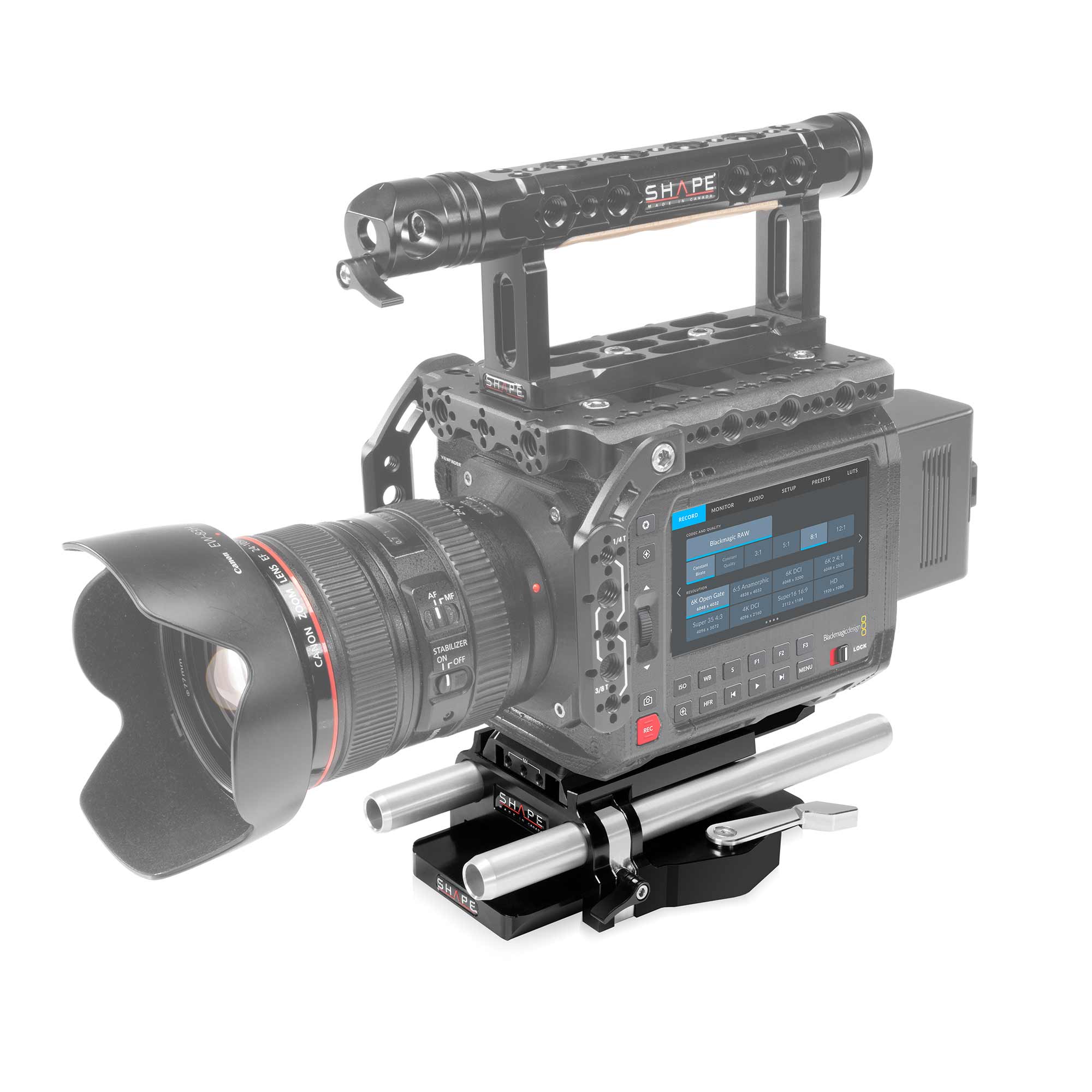 shape-15mm-lws-channel-baseplate-f-r-blackmagic-pyxis-6k image 1