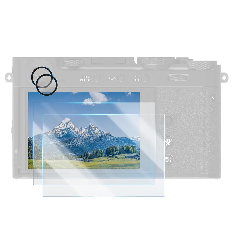 smallrig-5988-displayschutzfolie-set-aus-geh-rtetem-glas-f-r-fujifilm-x-e5-2er-p image 1