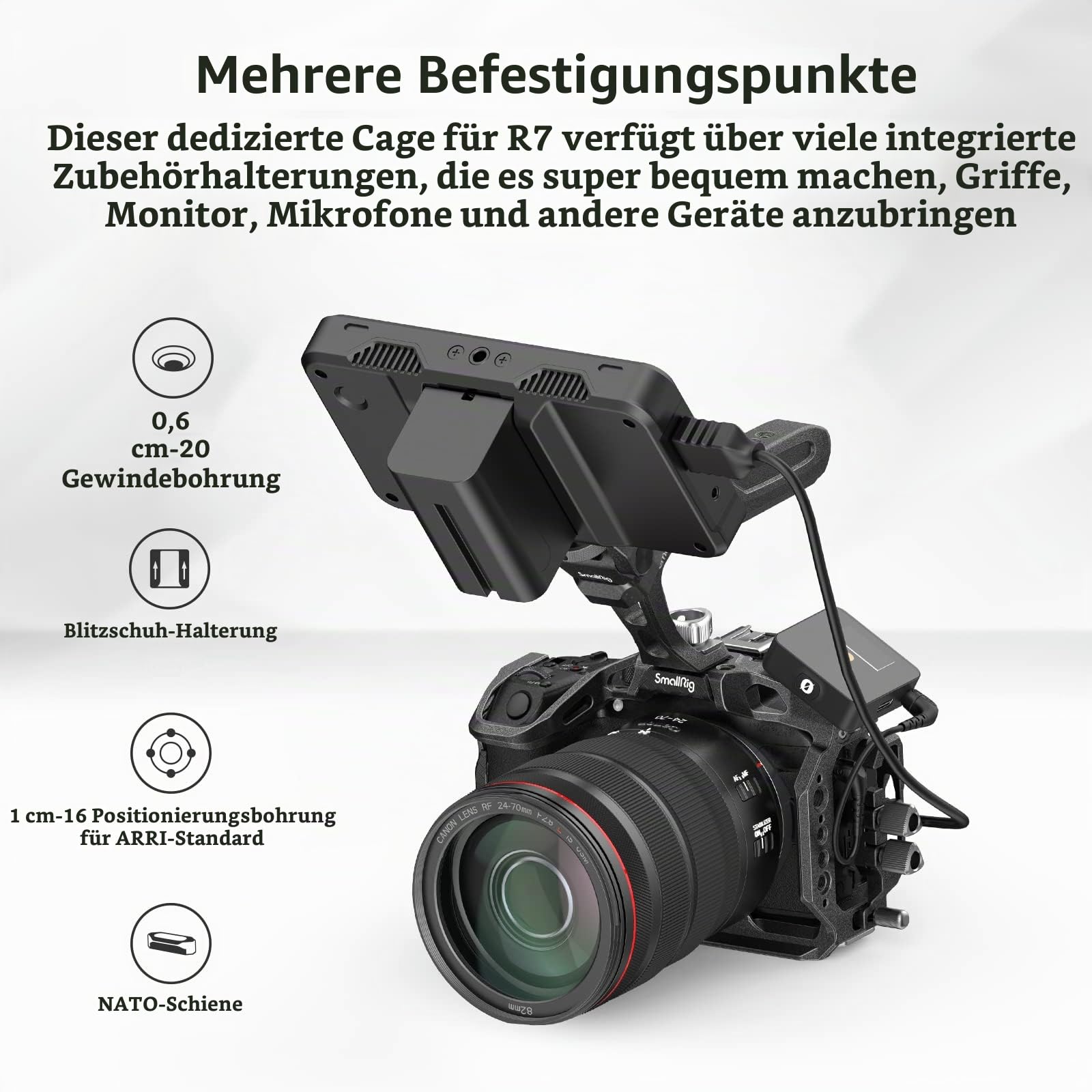 smallrig-4003b-cage-f-r-canon-r7-mit-arca-swiss-platte-kamera-k-fig-mit-nato-sch image 2