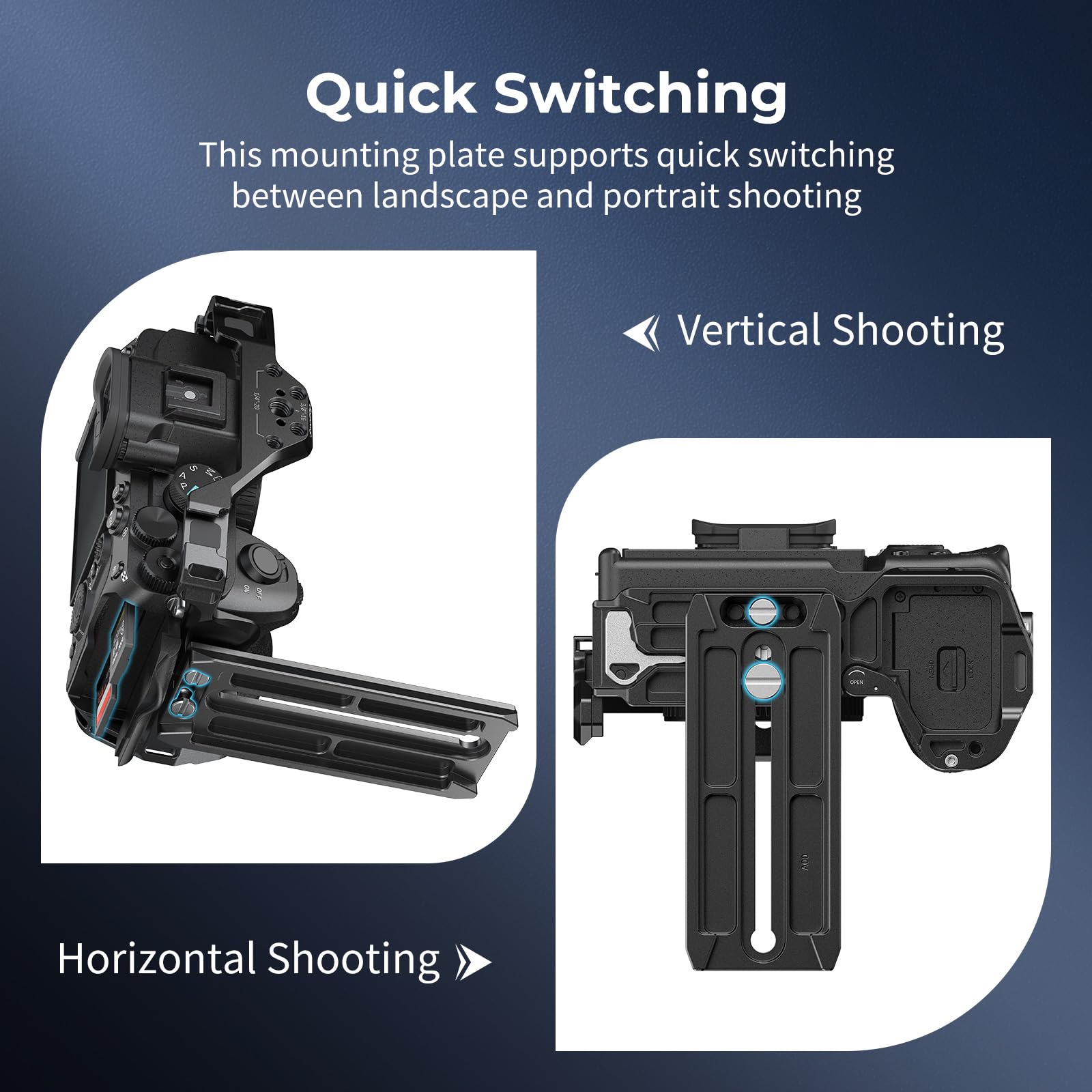 smallrig-6318-montageplatte-f-r-manfrotto-501pl-mit-horizontal-vertikal-wechsel image 3