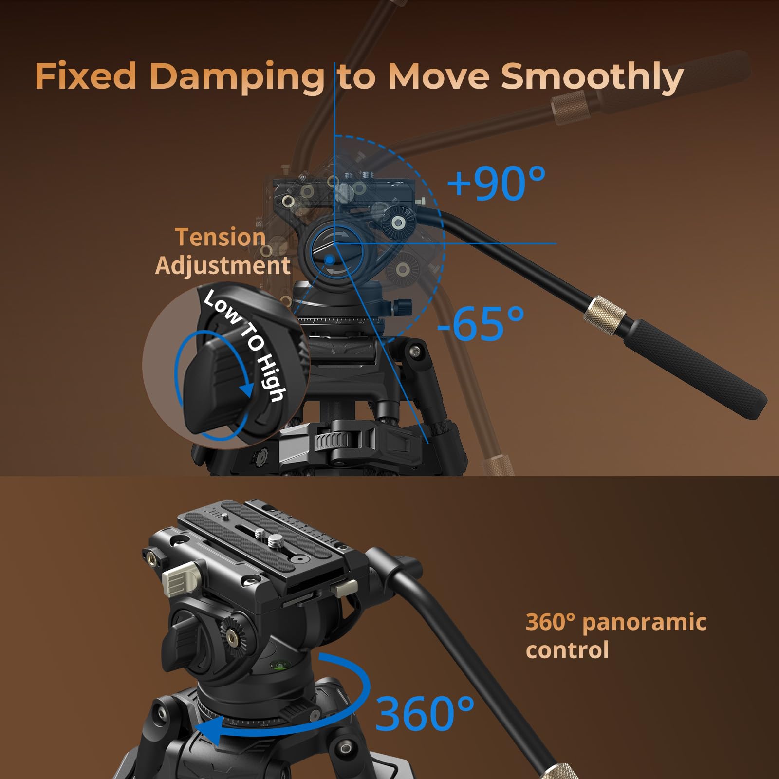 smallrig-ad-80s-5111-kohlefaser-videostativ-191cm-mit-fluidkopf image 5