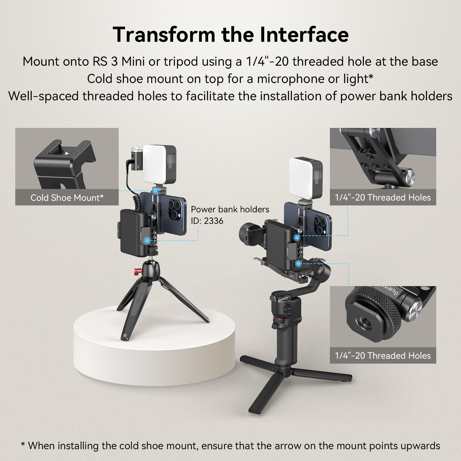 smallrig-4301-universal-phone-tripod-mount-metall-handyhalterung image 8