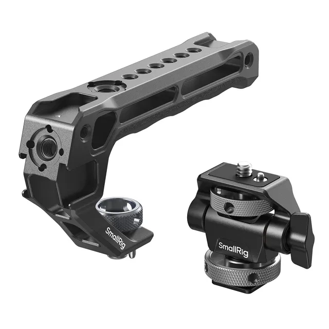 smallrig-5322-top-handle-3765-mit-monitorhalterung-2905b-cold-shoe-kit image 1