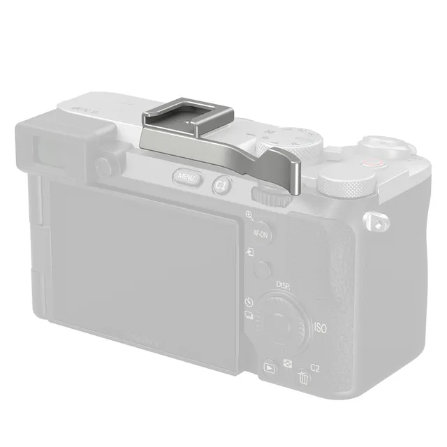 smallrig-4818-daumengriff-silber-f-r-sony-alpha-7c-7c-ii-7cr-mit-blitzschuh-8g image 1