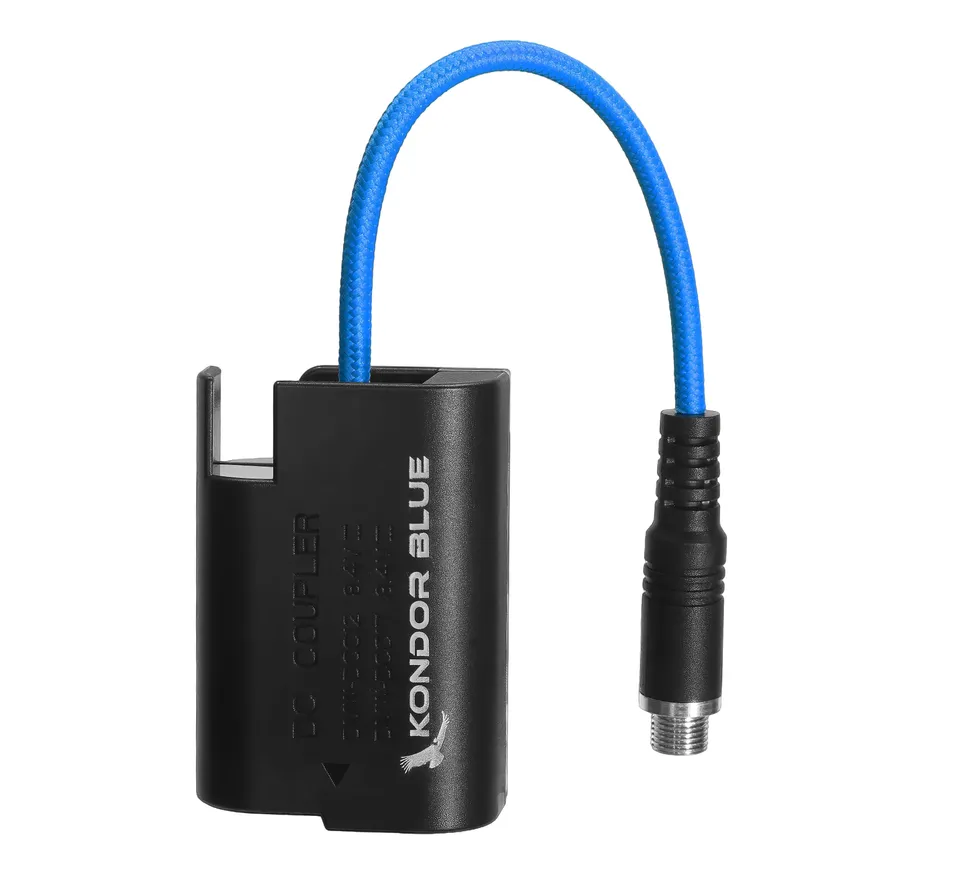 kondor-blue-blk22-dummy-battery-auf-female-locking-dc-4-kabel image 1