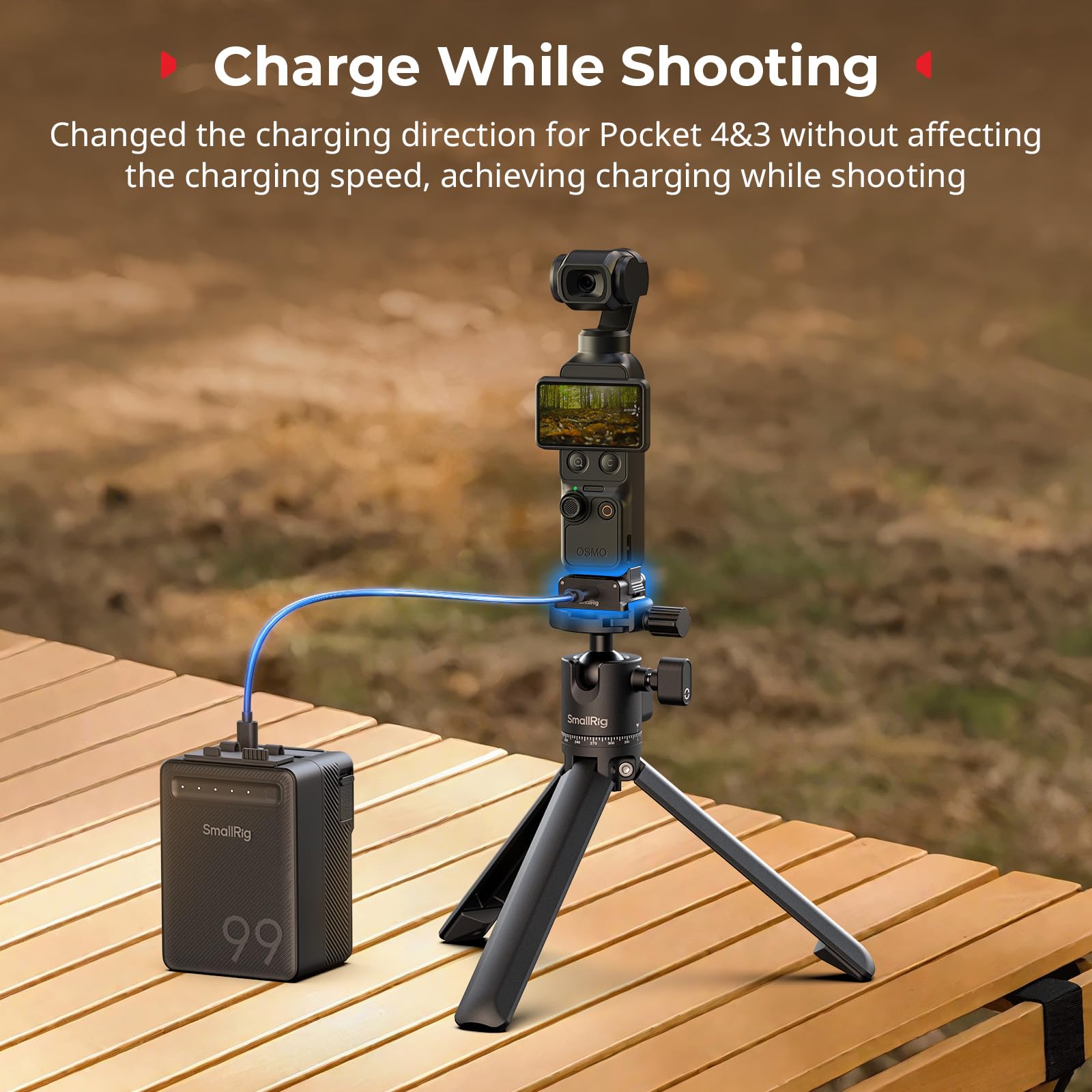 smallrig-5376-ladeadapter-f-r-dji-osmo-pocket-4p-4-3-typ-c-desktop-station image 2