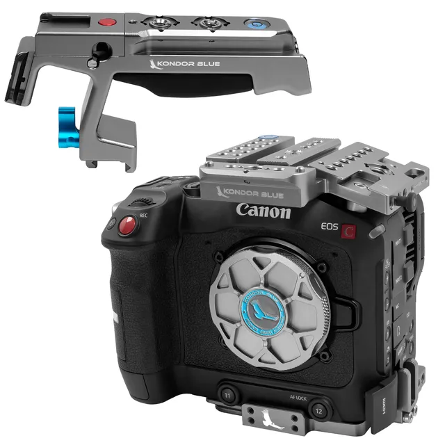 kondor-blue-canon-c70-cage-modularer-kamera-k-fig-mit-top-side-und-bottom-plate image 1