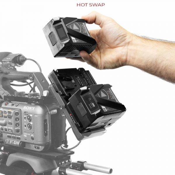 shape-dual-v-mount-hot-swap-mini-akkuplatte-parallel-power image 2